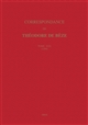Correspondance de Théodore de Bèze : Tome XXX : (1589)