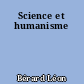 Science et humanisme