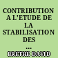 CONTRIBUTION A L'ETUDE DE LA STABILISATION DES SYSTEMES LINEAIRES A RETARDS