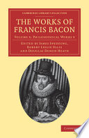 The works of Francis Bacon : vol. 3 : Philosophical works : 3
