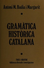 Gramatica historica catalana