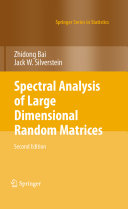 Spectral analysis of large dimensional random matrices