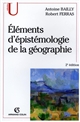 Éléments d'épistémologie de la géographie