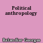 Political anthropology