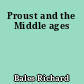 Proust and the Middle ages