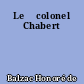 Le 	colonel Chabert