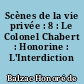 Scènes de la vie privée : 8 : Le Colonel Chabert : Honorine : L'Interdiction