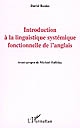 Introduction à la linguistique systémique fonctionnelle de l'anglais