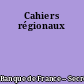 Cahiers régionaux