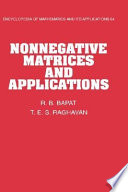 Nonnegative matrices and applications
