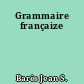 Grammaire françaize