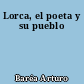 Lorca, el poeta y su pueblo