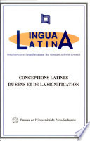Conceptions latines du sens et de la signification