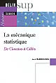 La mécanique statistique : de Clausius à Gibbs