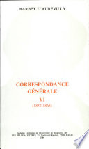 Correspondance générale : 6 : 1857-1865