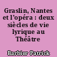 Graslin, Nantes et l'opéra : deux siècles de vie lyrique au Théâtre Graslin