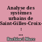 Analyse des systèmes urbains de Saint-Gilles-Croix-de-Vie : de l'après guerre à nos jours