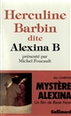 Herculine Barbin, dite Alexina B. : [Mes souvenirs]