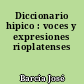 Diccionario hipico : voces y expresiones rioplatenses