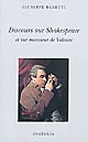 Discours sur Shakespeare et sur Monsieur de Voltaire, 1777