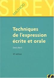 Techniques de l'expression écrite et orale