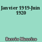 Janvier 1919-Juin 1920