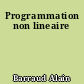 Programmation non lineaire