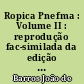 Ropica Pnefma : Volume II : reprodução fac-similada da edição de 1532