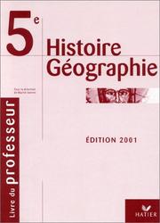 Histoire-géographie, 5e : livre du professeur