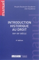 Introduction historique au droit : XIIIe-XXe siècle