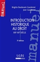 Introduction historique au droit : XIIIe-XXe siècles