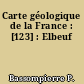 Carte géologique de la France : [123] : Elbeuf