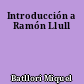 Introducción a Ramón Llull