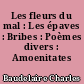 Les fleurs du mal : Les épaves : Bribes : Poèmes divers : Amoenitates Belgicae