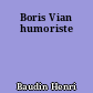 Boris Vian humoriste