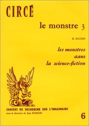 Le monstre : 3 : les monstres dans la science-fiction
