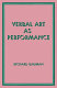 Verbal art as performance