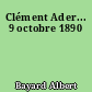 Clément Ader... 9 octobre 1890