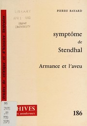 Symptôme de Stendhal : Armance et l'aveu