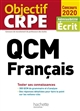 QCM français : écrit [concours 2020], [admissibilité, écrit]