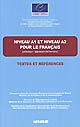 Niveau A1 et niveau A2 pour le français : textes et références : utilisateur-apprenant élémentaire