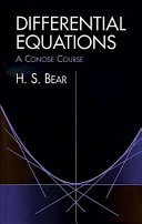 Differential equations : a concise course