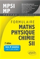 Formulaire MPSI-MP mathématiques, physique-chimie, SII