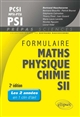 Formulaire PCSI-MPSI-PTSI PSI mathématiques, physique-chimie, SII