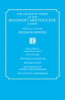 The Dramatic works in the Beaumont and Fletcher canon : Volume III