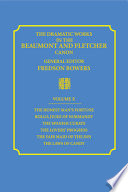 The dramatic works in the Beaumont and Fletcher canon : Volume X