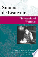 Simone de Beauvoir : Philosophical writings