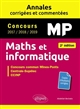 Maths et informatique : MP : concours 2017-2018-2019 : concours commun Mines-Ponts, Centrale-Supélec, CCINP