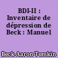 BDI-II : Inventaire de dépression de Beck : Manuel