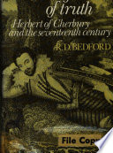 The defence of truth : Herbert of Cherbury and the seventeenth century